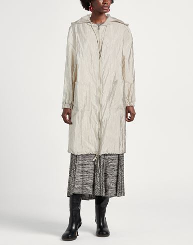 Woman Overcoat & Trench Coat Off white Size M Nylon