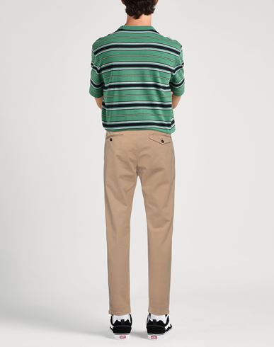 Dondup Man Pants Khaki Size 29 Cotton, Elastane