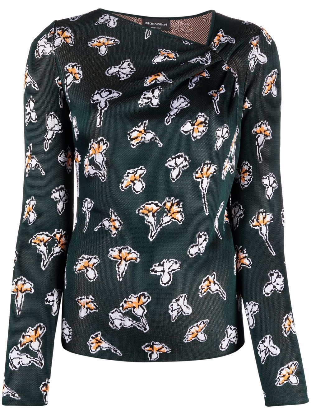 All-over pattern jumper - Green