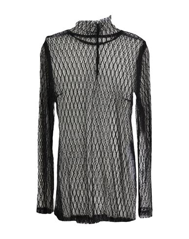 Woman Top Black Size 2 Viscose, Polyamide