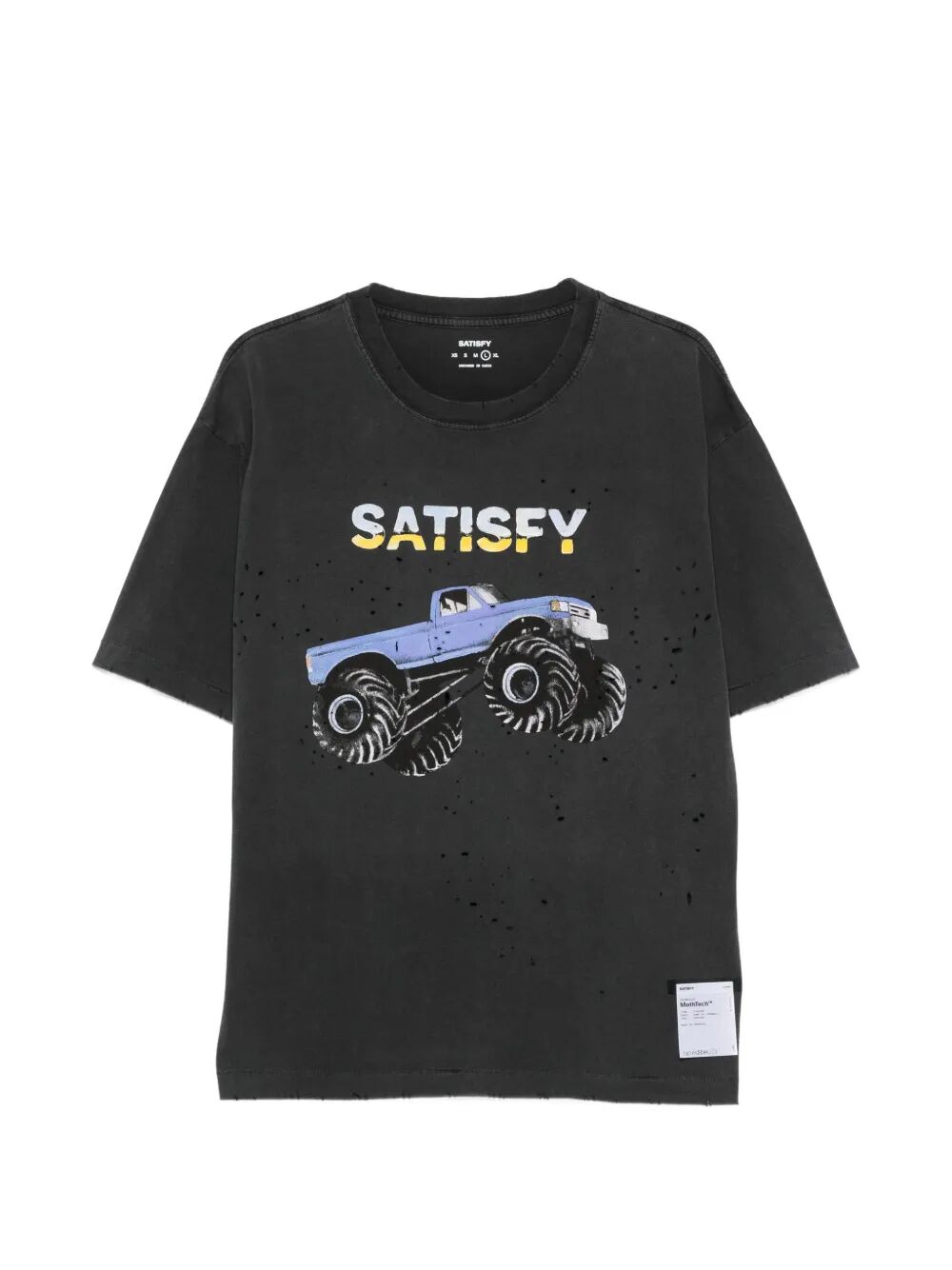 Mothtech T Shirt Black Cotton Tshirt - Men