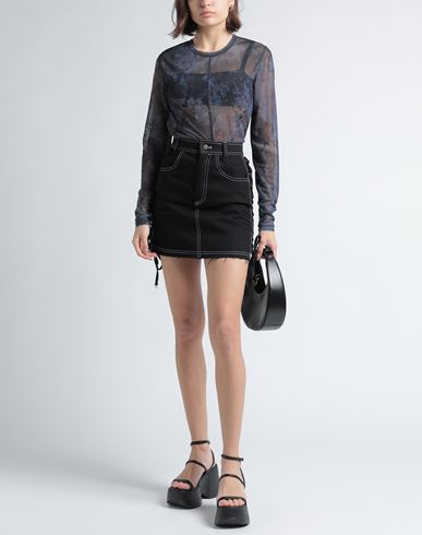 Woman Denim skirt Black