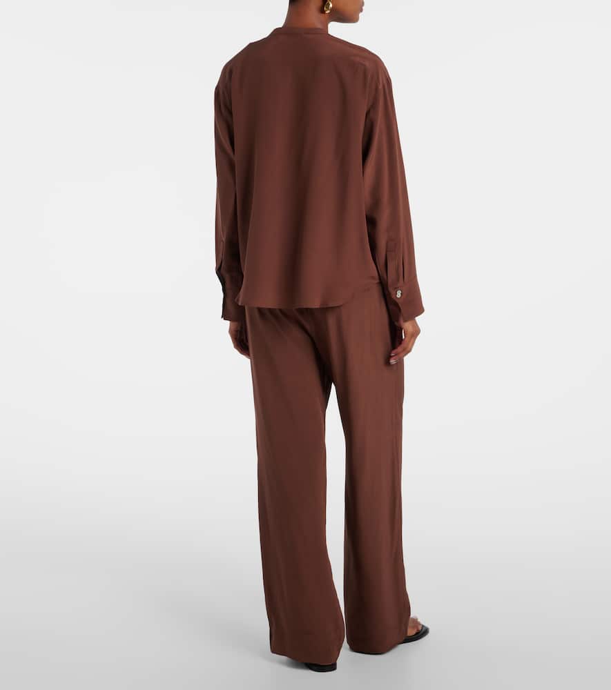 Remy silk crêpe shirt