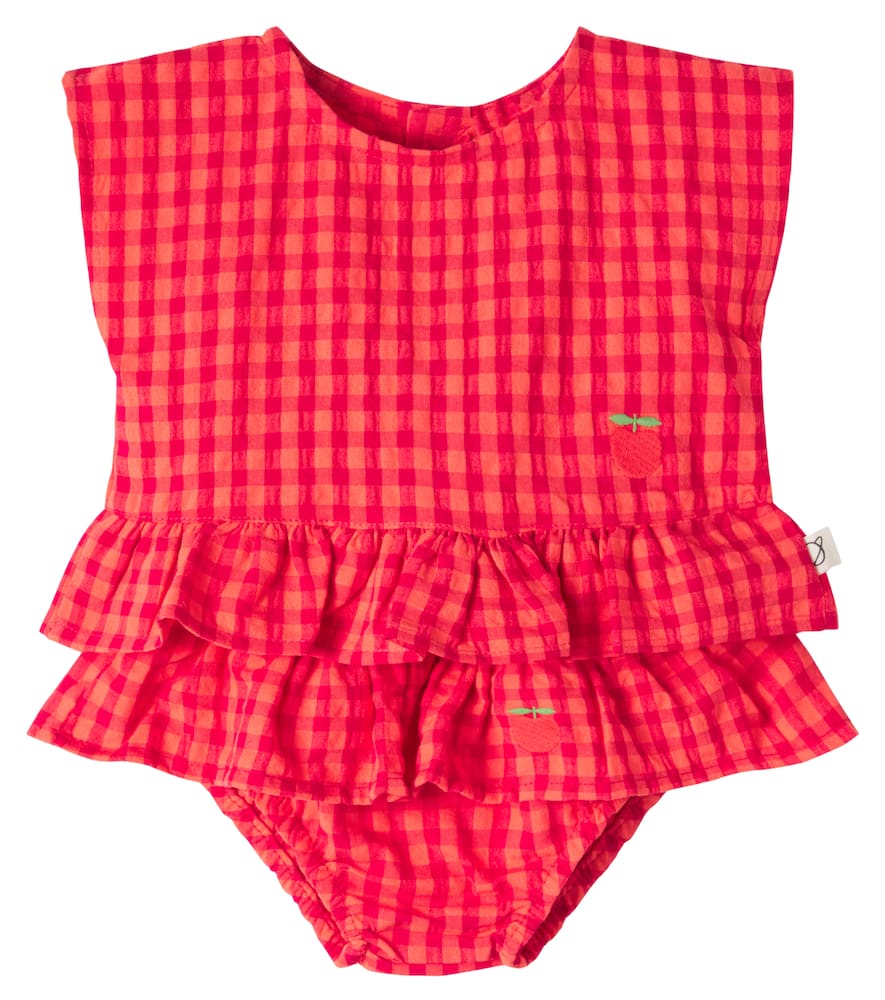 Baby Lua top and Coral bloomers set