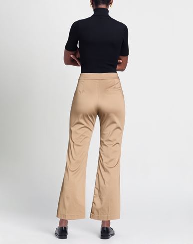 Woman Pants Light brown Size 4 Cotton, Elastane