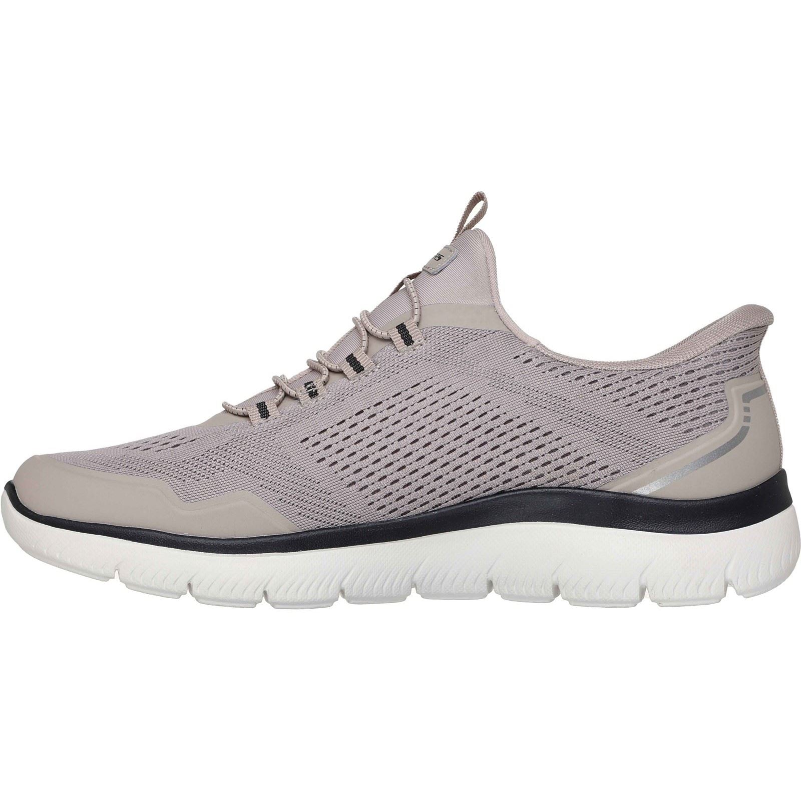 Skechers Summits Top Rate Textile Men's Taupe/Black Standard Trainer