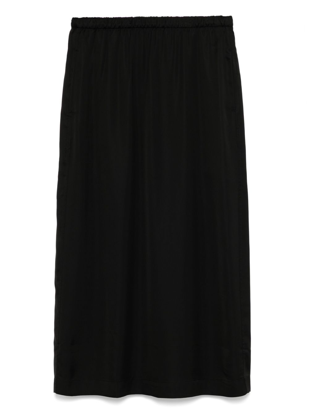 Straight long skirt - Black