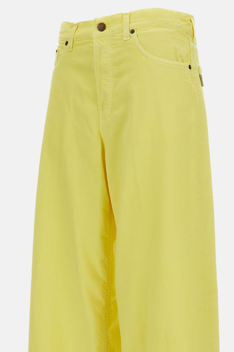 Yellow Loose-fit Jeans
