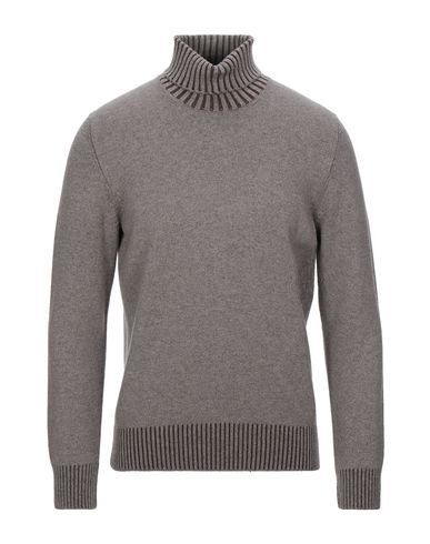 Man Turtleneck Dark brown Size 38 Virgin Wool, Cashmere, Viscose