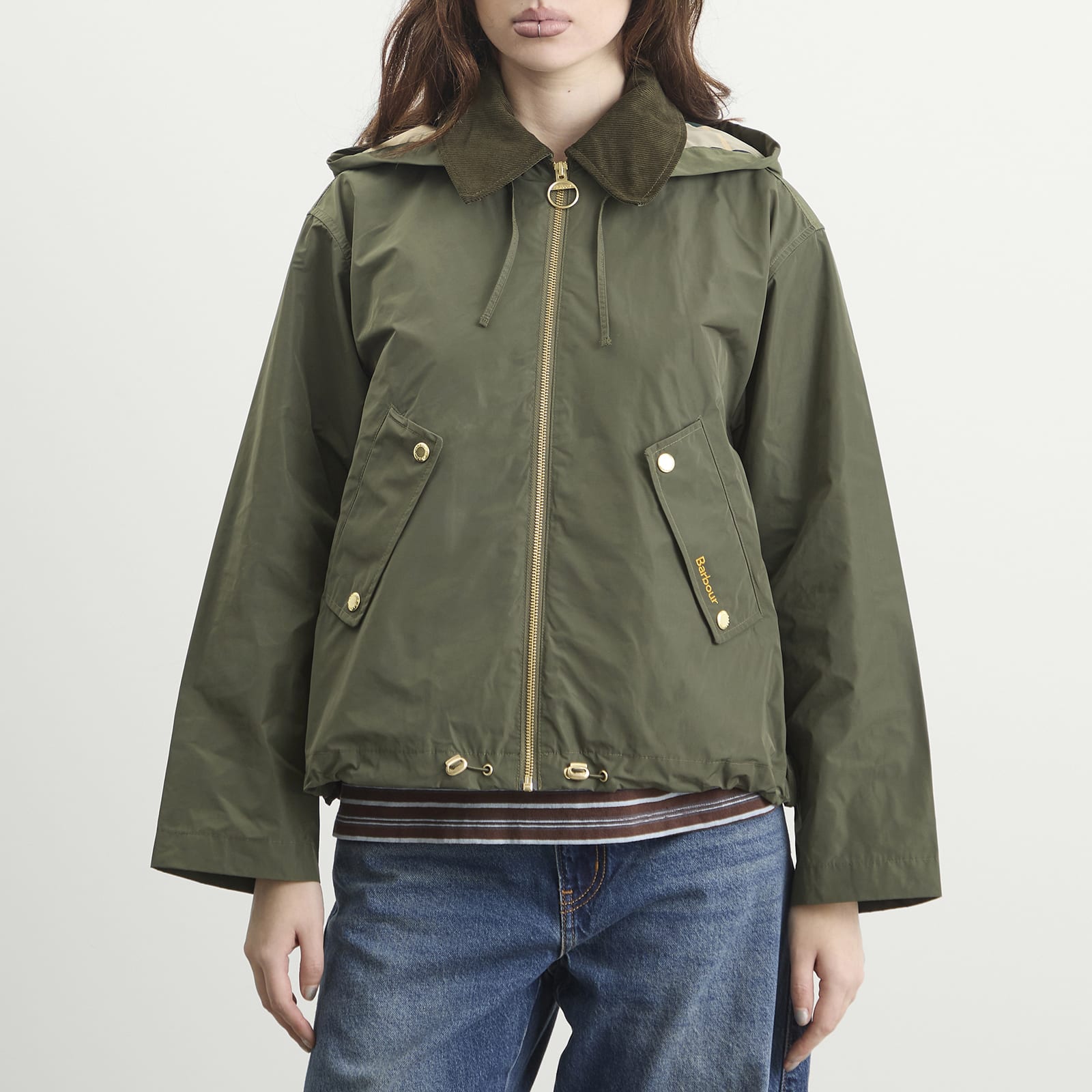 Women's Weaver Showerproof Jacket in Ivy Green/Ancient