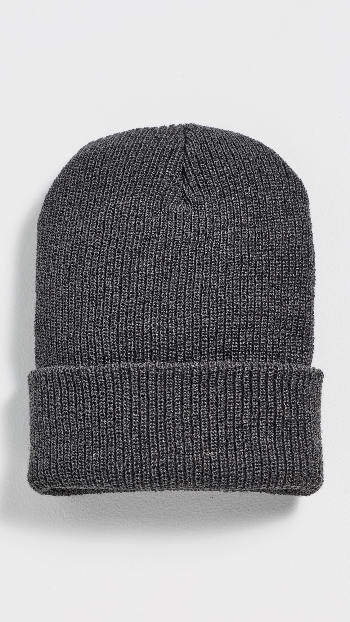 Wool Beanie Gray One Size