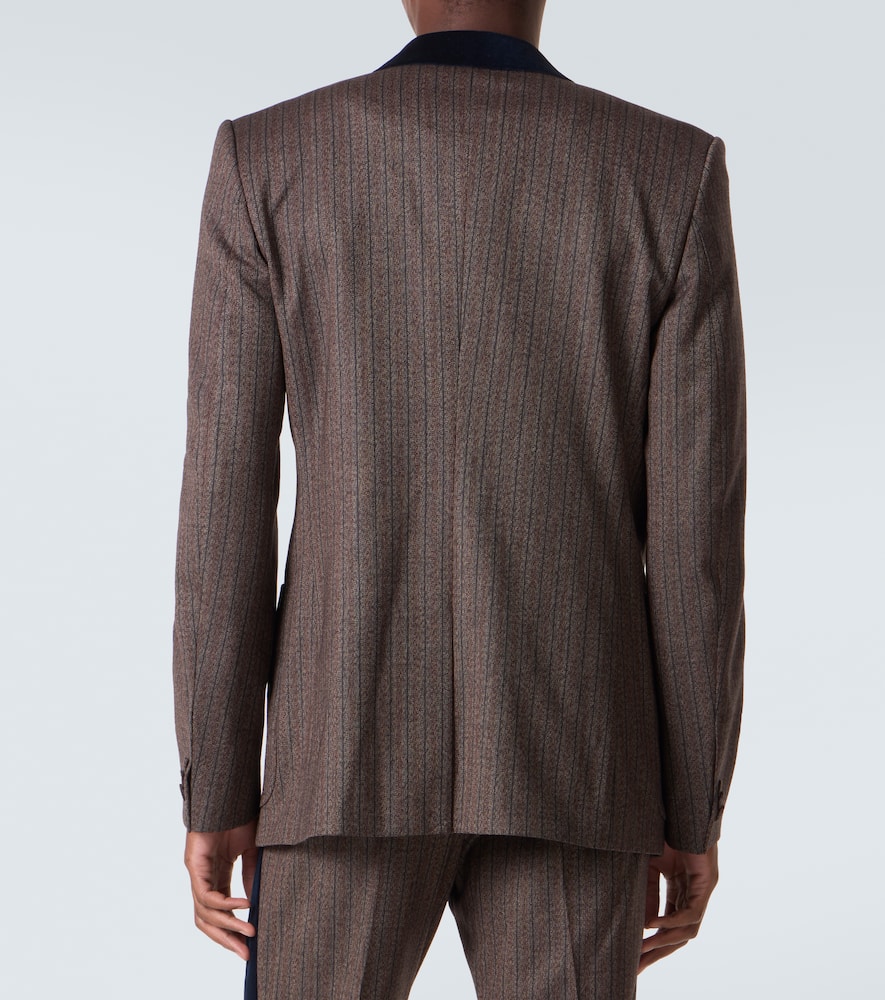 Alto pinstripe wool-blend blazer