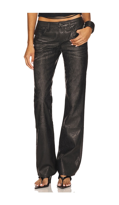 Jaded London Pu Cooper Jean in Black.  32 also in 24