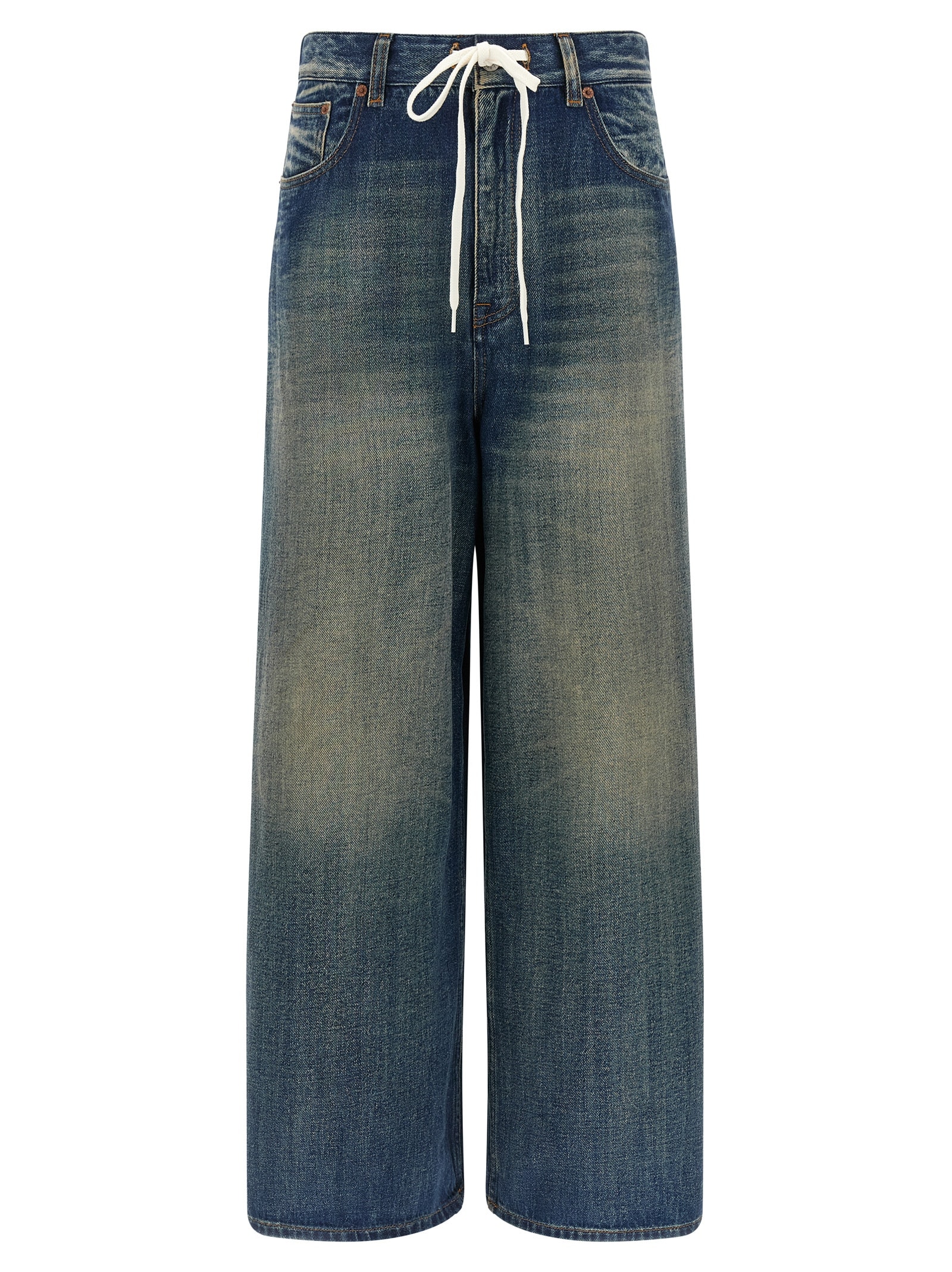 Medium Blue Cotton Jeans