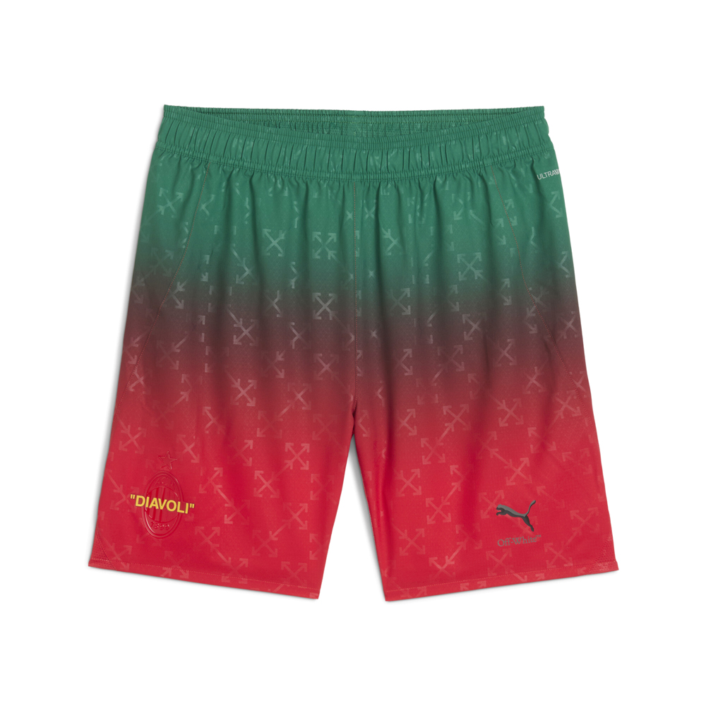 AC MILAN X OFF-WHITE Authentic Athletic Shorts