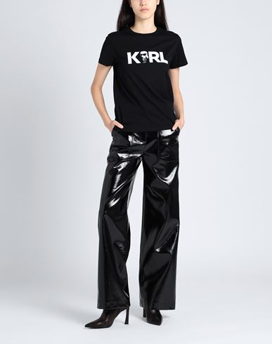 Ikonik 2.0 Karl Logo T-shirt Woman T-shirt Black