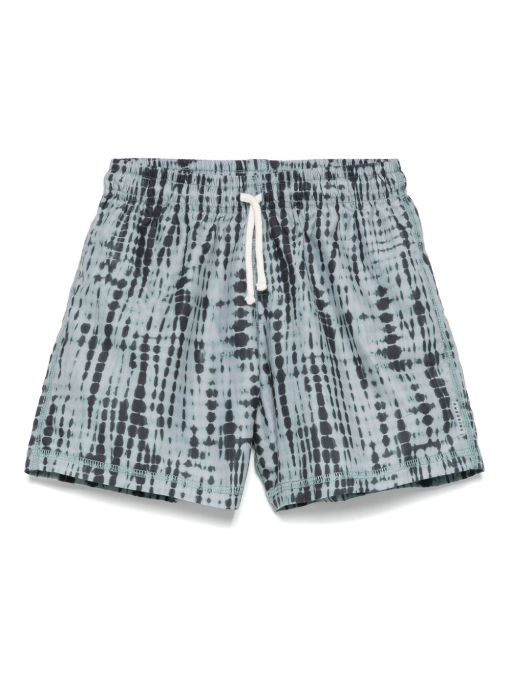 Tie-dye swim shorts - Green