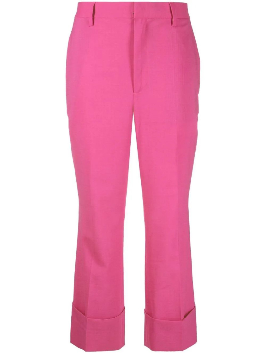 Cropped tailored trousers