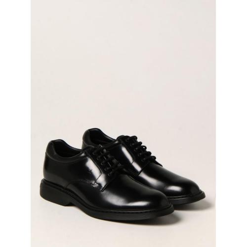 H576 derby in brushed leather