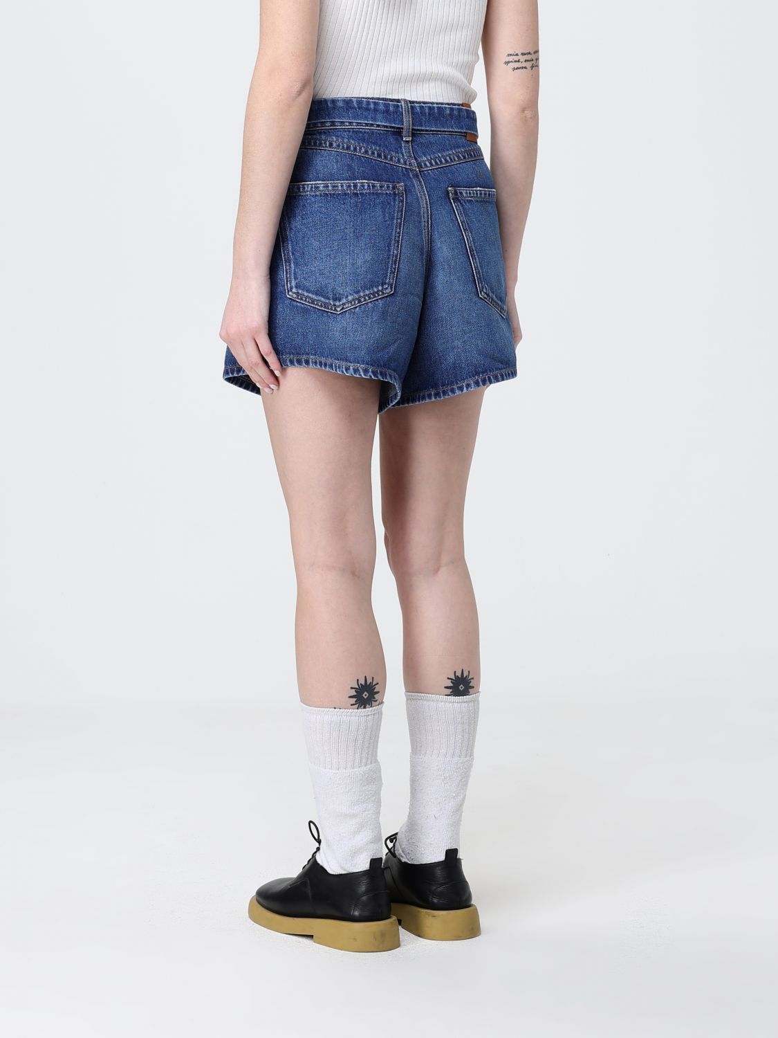 Pants Woman color Blue