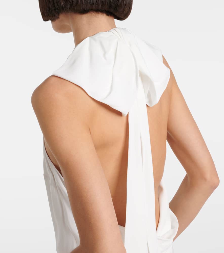 Simone Rocha Bow-detail open-back gown