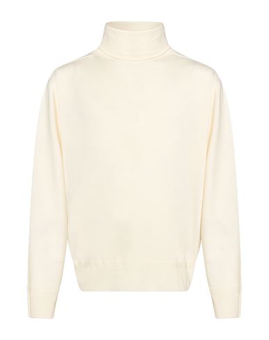 Homme Plissé By Issey Miyake Man Turtleneck Ivory Size 1 Wool