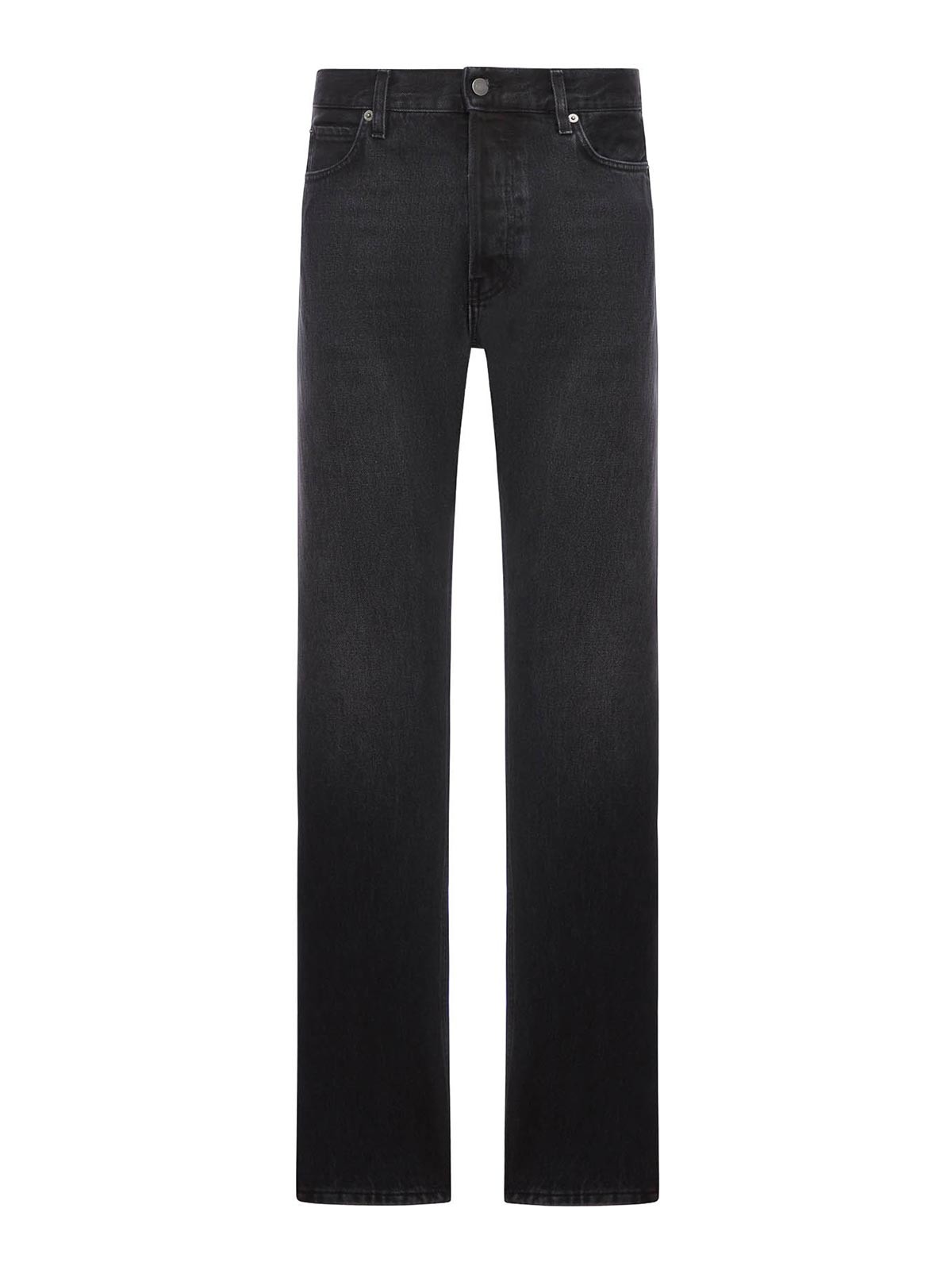 Blake Mid Black Jeans In Cotton Denim