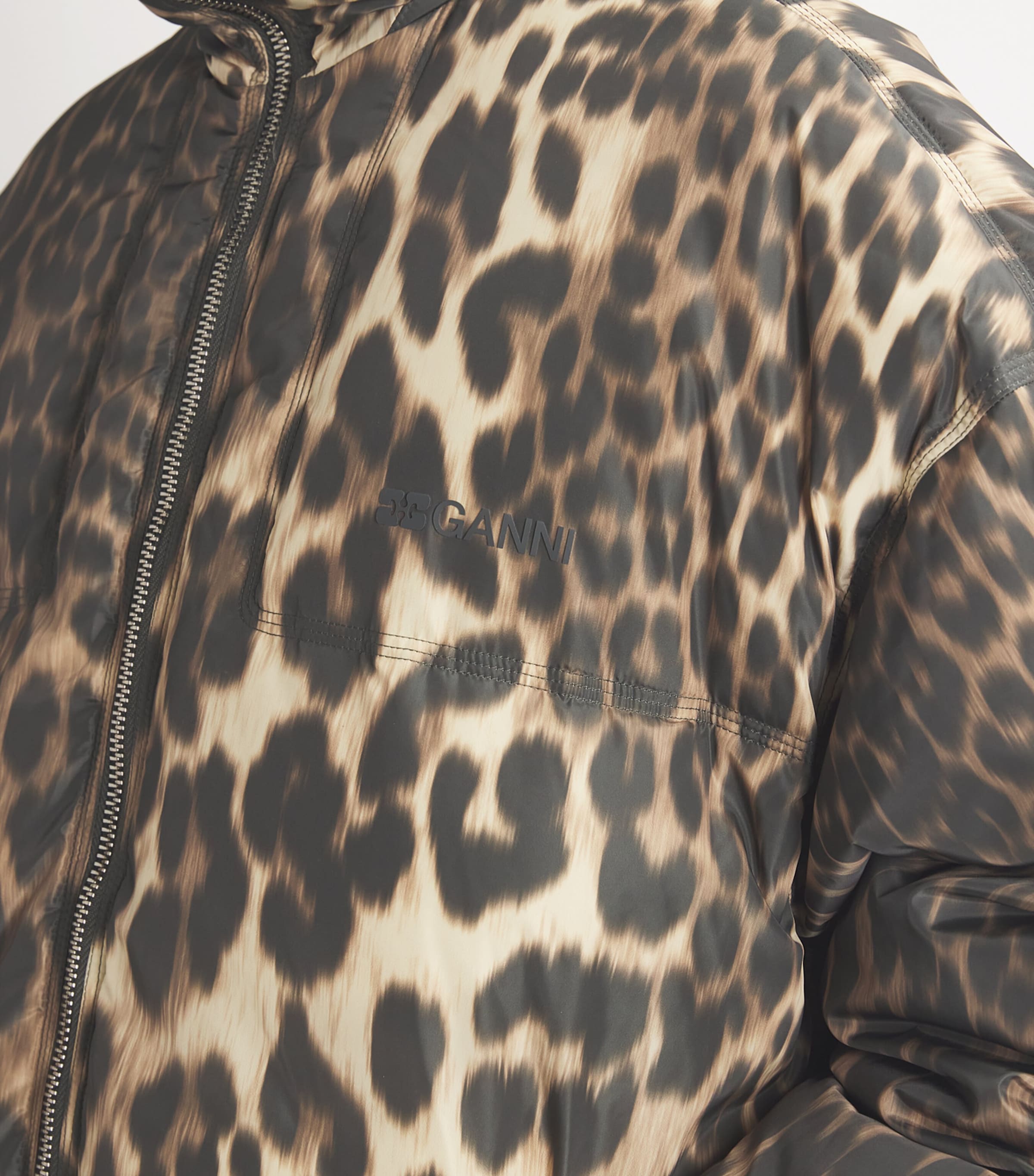 Leopard Puffer Jacket