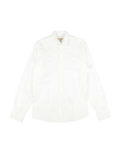 Kid Boy Shirt White Size 10 Cotton, Elastane