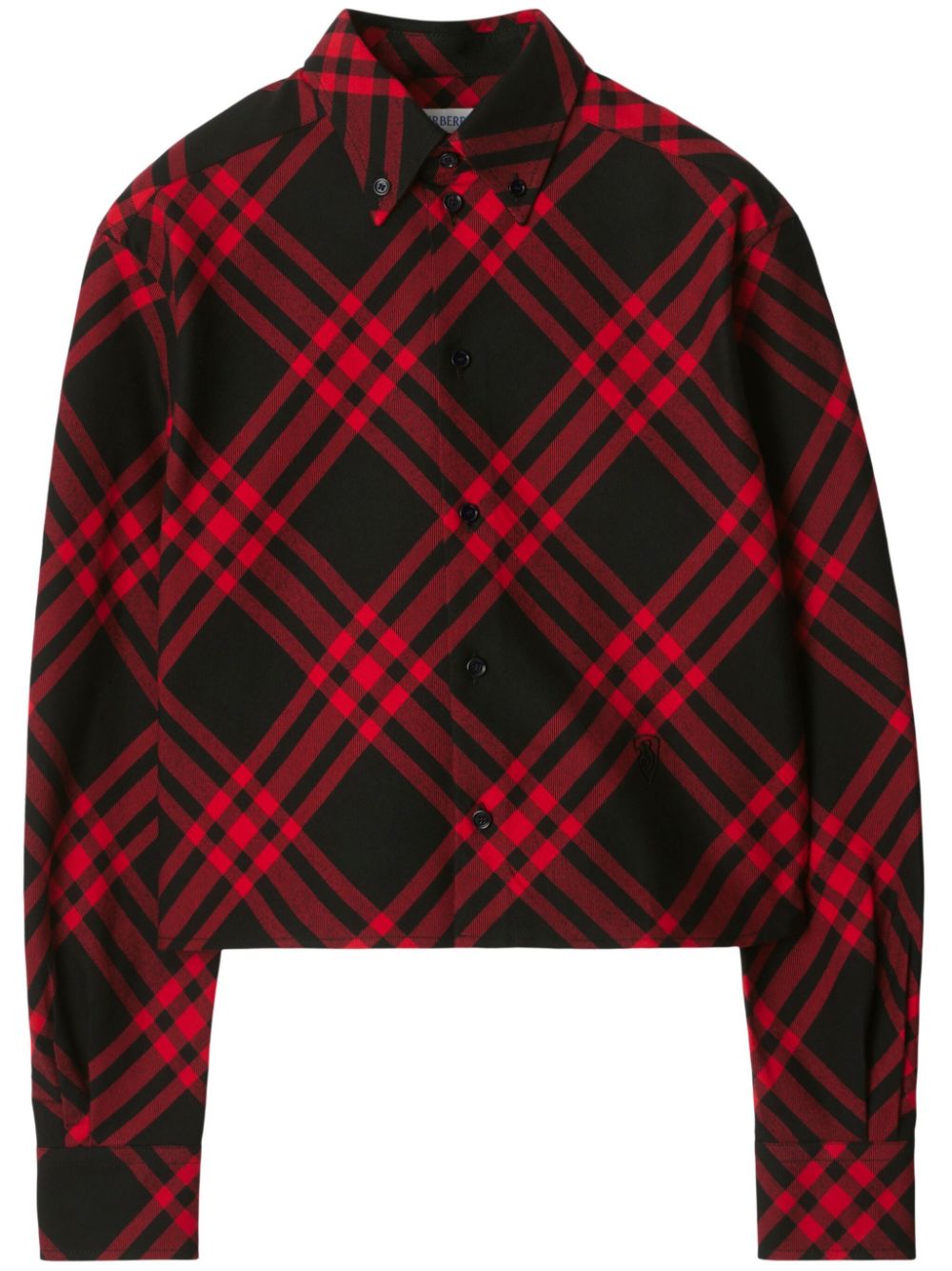 Cropped shirt - Red