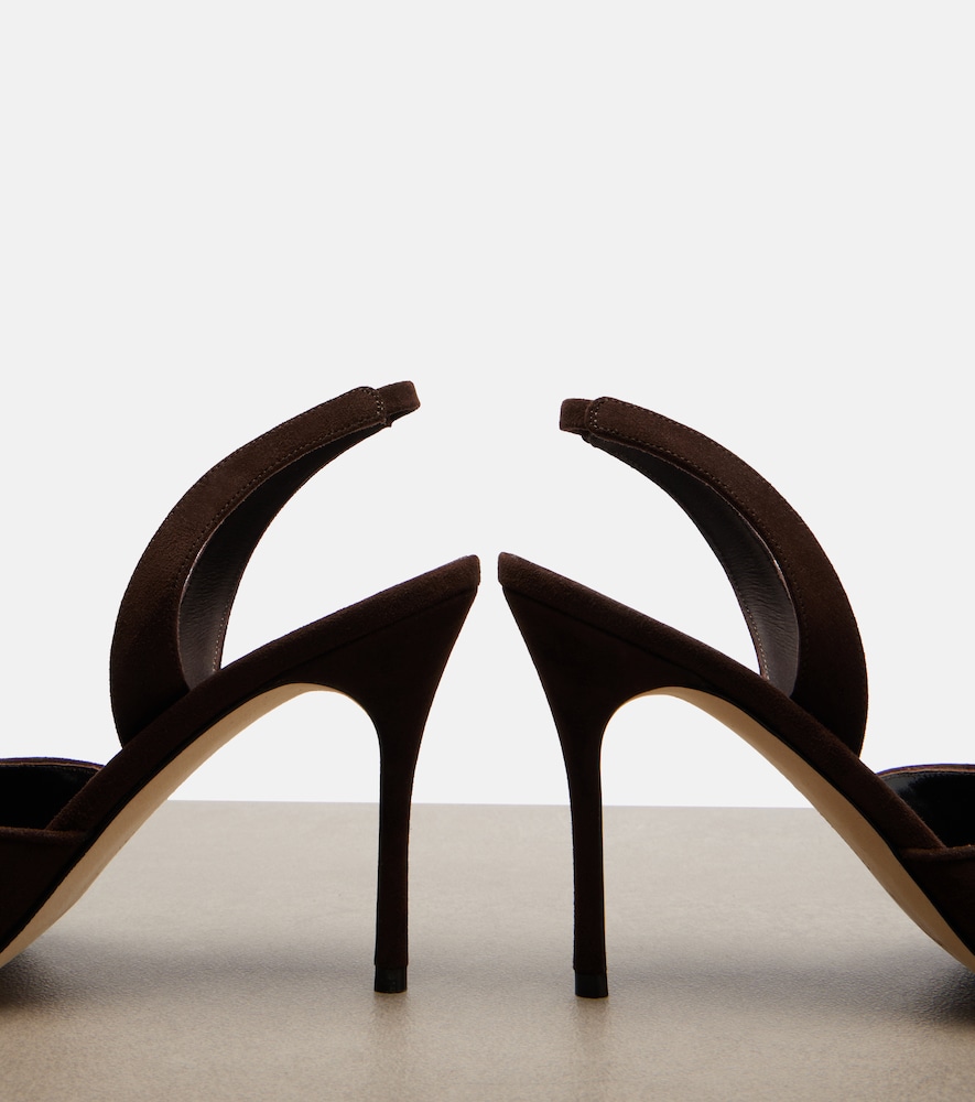 Borelapla suede slingback pumps
