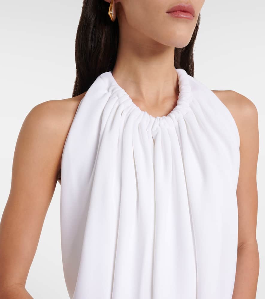 Arizona draped halterneck minidress