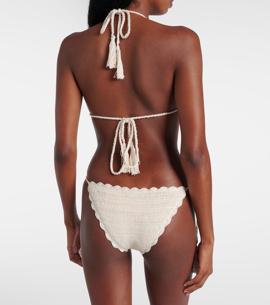 Classic crochet cotton bikini bottom