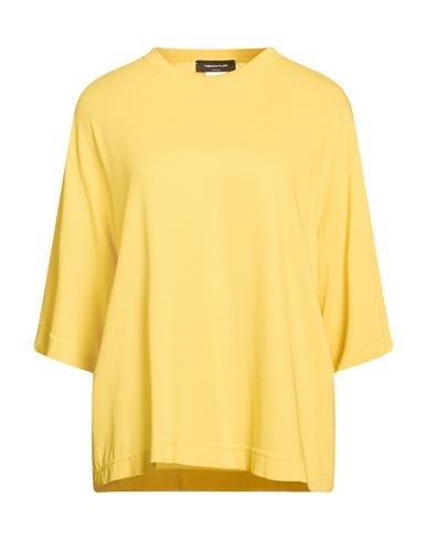 Woman Top Yellow Size 4 Viscose, Elastane