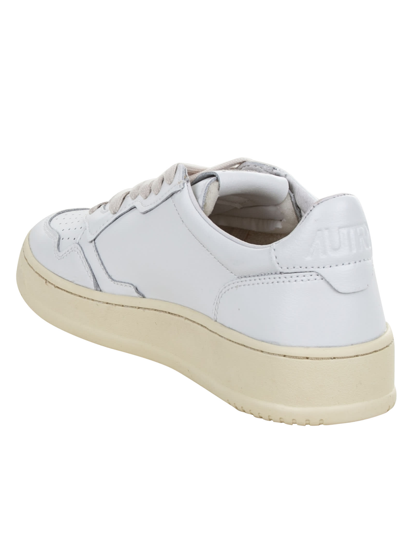 White Leather Sneakers