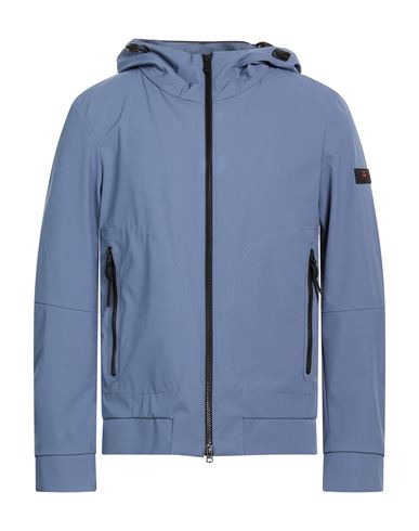 Man Jacket Slate blue Size M Polyester, Elastane