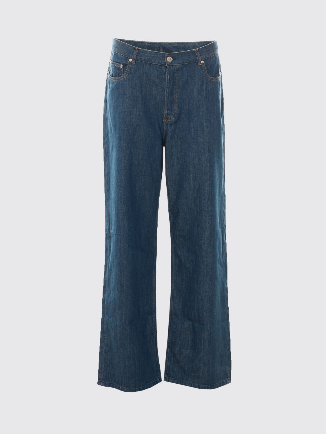 A. P.C. Jeans Men color Indigo