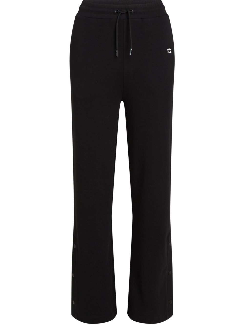 Ikonik Karl-appliqué track pants - Black