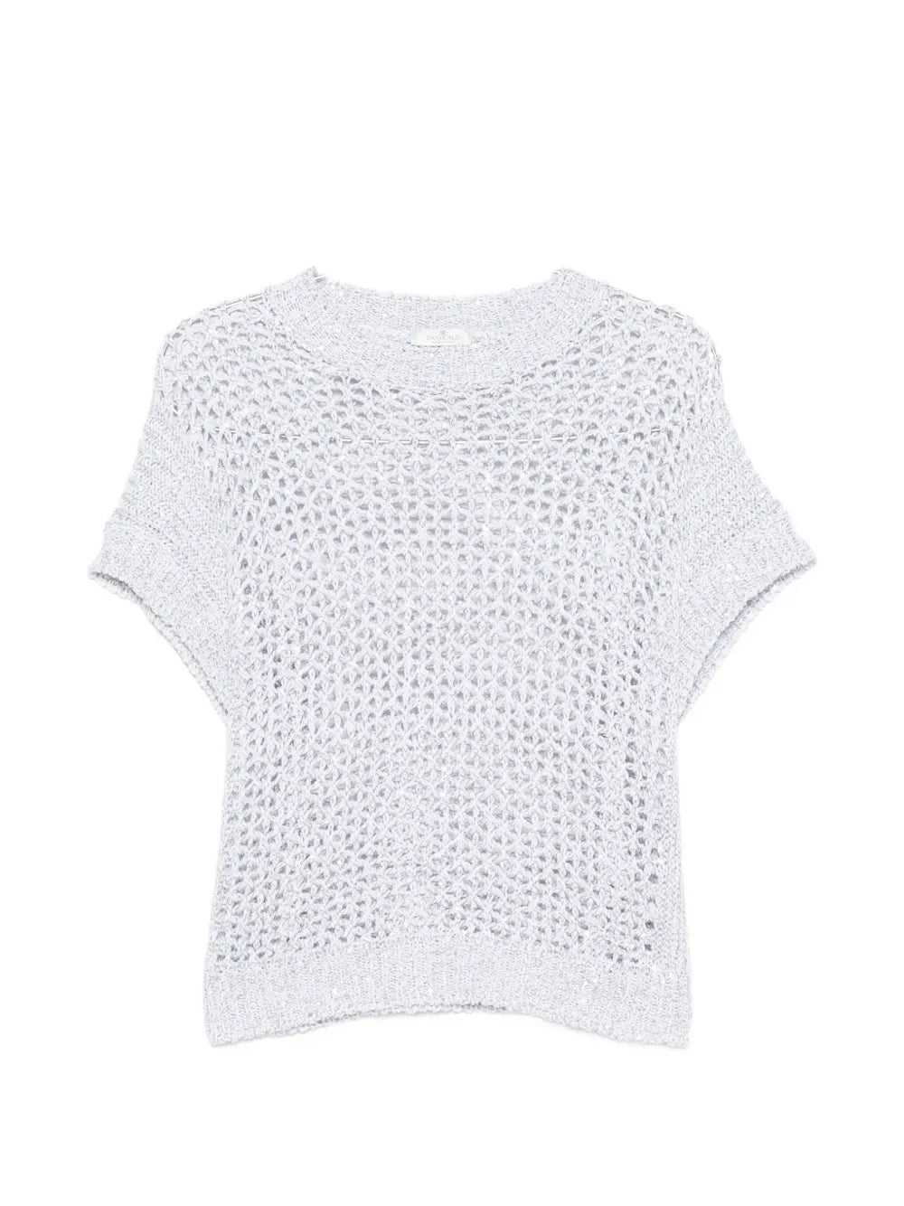 Open-Knit Sweater — White