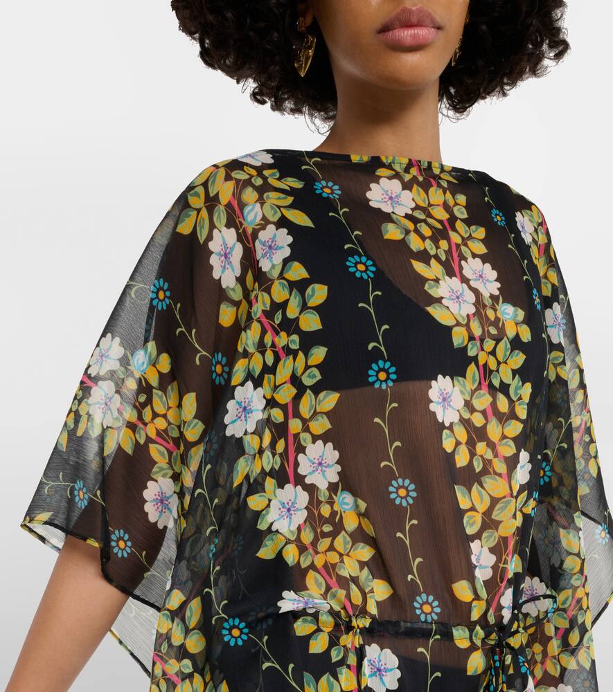 Printed midi dress