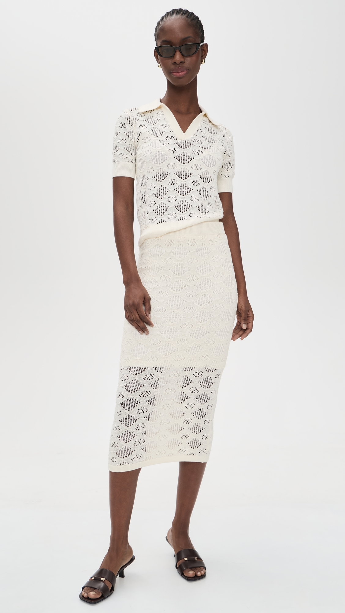 The Courtside Skirt Ivory