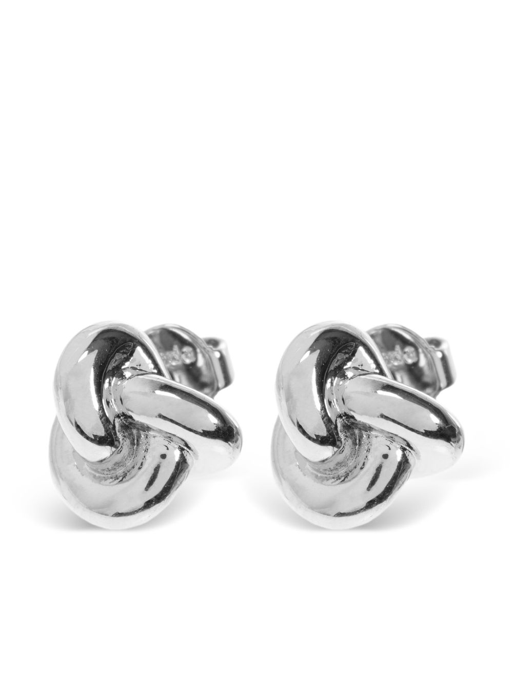 Kate Spade knot earrings - Silver