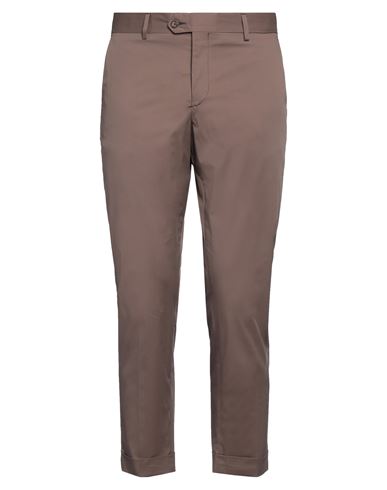Man Pants Khaki Size 34 Cotton, Polyamide, Elastane