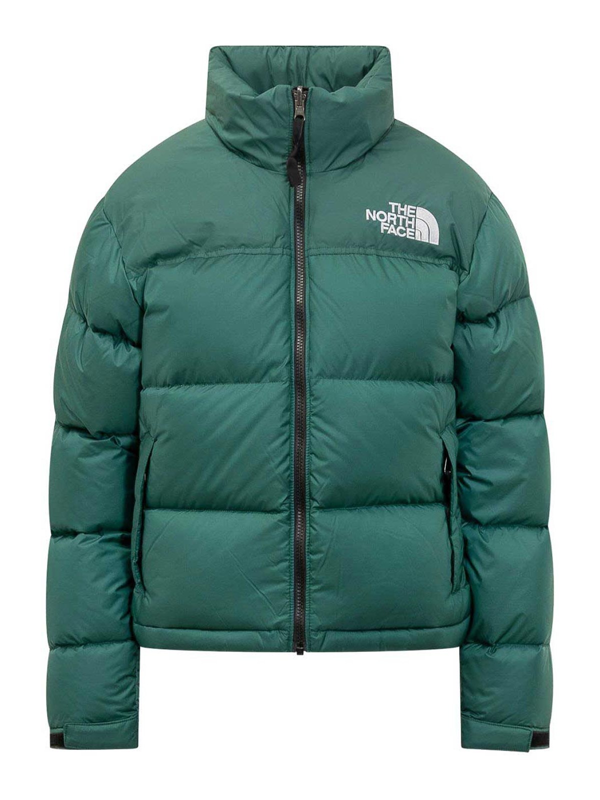 Down jacket with logo