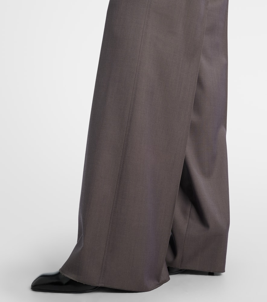 Serio virgin wool wide-leg pants