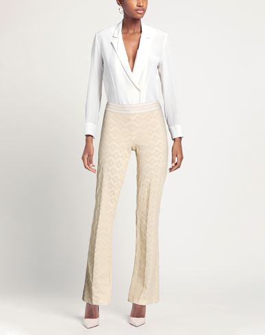 Woman Pants Beige Size 4 Polyamide, Modal, Polyester, Elastane