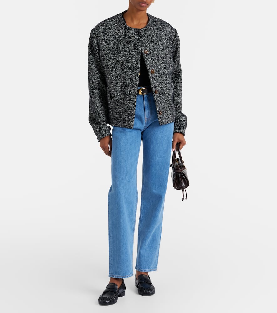Blazé Milano Antalya mélange cotton-blend jacket
