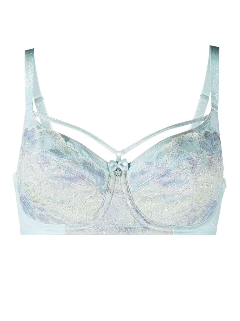 Mariposa unpadded balcony bra - Blue