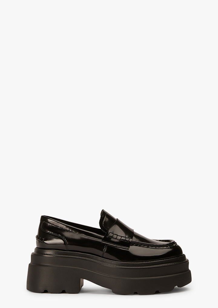 Zomp Black Hi Shine Casual Shoes