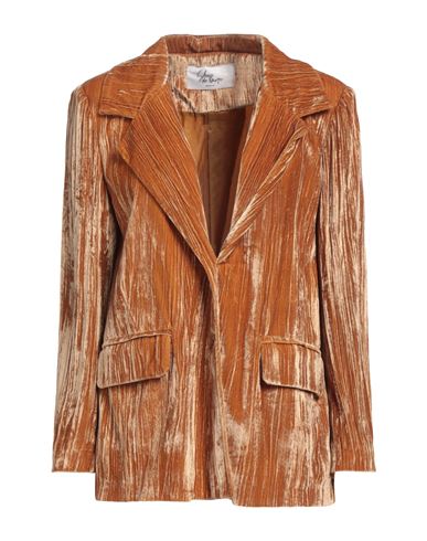Sleep No More Woman Blazer Mandarin Size M Viscose, Silk